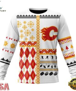 NHL Calgary Flames Specialized Christmas Is Coming New Design Hoodie, T Shirt , NHL Hockey 3D Shirt Nhl Calgary Flames Specialized Christmas IS Coming New Design Hoodie T Shirt 3