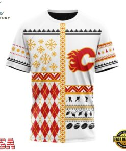 NHL Calgary Flames Specialized Christmas Is Coming New Design Hoodie, T Shirt , NHL Hockey 3D Shirt Nhl Calgary Flames Specialized Christmas IS Coming New Design Hoodie T Shirt 4
