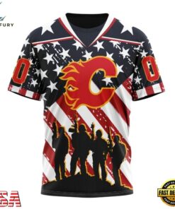 NHL Calgary Flames Specialized Kits For Honor USS Military Hoodie, T Shirt , NHL Hockey 3D Shirt Nhl Calgary Flames Specialized Kits For Honor Uss Military Hoodie T Shirt 4