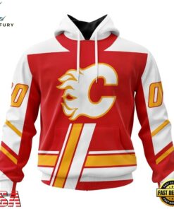 NHL Calgary Flames Specialized Unisex Kits With Retro Concepts Hoodie, T Shirt , NHL Hockey 3D Shirt Nhl Calgary Flames Specialized Unisex Kits With Retro Concepts Hoodie T Shirt 1