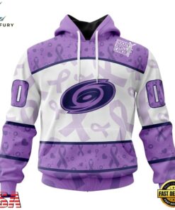 NHL Carolina Hurricanes Special Lavender Fight Cancer Hoodie, T Shirt , NHL Hockey 3D Shirt Nhl Carolina Hurricanes Special Lavender Fight Cancer Hoodie T Shirt 1