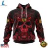 NHL Chicago Blackhawks Special Design Halloween With Skull Art Hoodie, T Shirt , NHL Hockey 3D Shirt Nhl Chicago Blackhawks Special Design Halloween With Skull Art Hoodie T Shirt 1