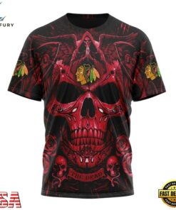 NHL Chicago Blackhawks Special Design Halloween With Skull Art Hoodie, T Shirt , NHL Hockey 3D Shirt 7 NHL Chicago Blackhawks Special Design Halloween With Skull Art Hoodie, T Shirt , NHL Hockey 3D Shirt Nhl Chicago Blackhawks Special Design Halloween With Skull Art Hoodie T Shirt 4