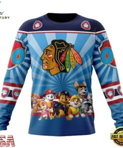 NHL Chicago Blackhawks Special Paw Patrol Kits Hoodie, T Shirt , NHL Hockey 3D Shirt Nhl Chicago Blackhawks Special Paw Patrol Kits Hoodie T Shirt 3