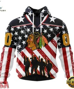 NHL Chicago BlackHawks Specialized Kits For Honor USS Military Hoodie, T Shirt , NHL Hockey 3D Shirt Nhl Chicago Blackhawks Specialized Kits For Honor Uss Military Hoodie T Shirt 1