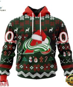 NHL Colorado Avalanche Hockey Christmas Is Coming 2026 Hoodie, T Shirt , NHL Hockey 3D Shirt Nhl Colorado Avalanche Hockey Christmas IS Coming 2026 Hoodie T Shirt 1