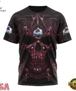 NHL Colorado Avalanche Special Design Halloween With Skull Art Hoodie, T Shirt , NHL Hockey 3D Shirt Nhl Colorado Avalanche Special Design Halloween With Skull Art Hoodie T Shirt 4