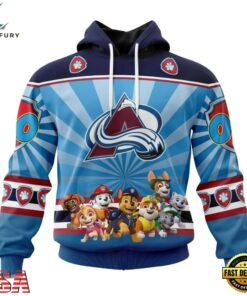 NHL Colorado Avalanche Special Paw Patrol Kits Hoodie, T Shirt , NHL Hockey 3D Shirt Nhl Colorado Avalanche Special Paw Patrol Kits Hoodie T Shirt 1