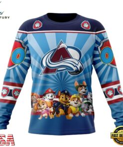 NHL Colorado Avalanche Special Paw Patrol Kits Hoodie, T Shirt , NHL Hockey 3D Shirt Nhl Colorado Avalanche Special Paw Patrol Kits Hoodie T Shirt 3