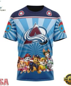 NHL Colorado Avalanche Special Paw Patrol Kits Hoodie, T Shirt , NHL Hockey 3D Shirt Nhl Colorado Avalanche Special Paw Patrol Kits Hoodie T Shirt 4