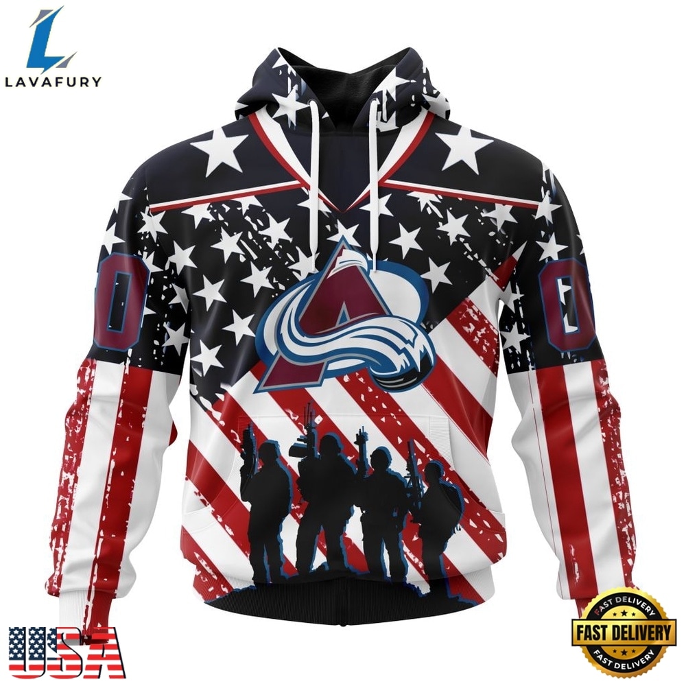 NHL Colorado Avalanche Specialized Kits For Honor USS Military Hoodie, T Shirt , NHL Hockey 3D Shirt Nhl Colorado Avalanche Specialized Kits For Honor Uss Military Hoodie T Shirt 1