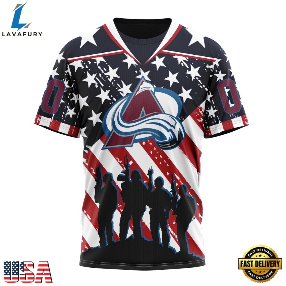 NHL Colorado Avalanche Specialized Kits For Honor USS Military Hoodie, T Shirt , NHL Hockey 3D Shirt Nhl Colorado Avalanche Specialized Kits For Honor Uss Military Hoodie T Shirt 4