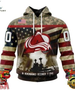NHL Colorado Avalanche Specialized Unisex Kits Remember Pearl Harbor Hoodie, T Shirt , NHL Hockey 3D Shirt Nhl Colorado Avalanche Specialized Unisex Kits Remember Pearl Harbor Hoodie T Shirt 1