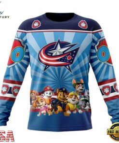 NHL Columbus Blue Jackets Special Paw Patrol Kits Hoodie, T Shirt , NHL Hockey 3D Shirt Nhl Columbus Blue Jackets Special Paw Patrol Kits Hoodie T Shirt 3