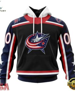 NHL Columbus Blue Jackets Specialized Unisex Kits With Retro Concepts Hoodie, T Shirt , NHL Hockey 3D Shirt Nhl Columbus Blue Jackets Specialized Unisex Kits With Retro Concepts Hoodie T Shirt 1