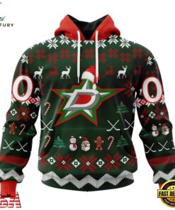 NHL Dallas Stars Hockey Christmas Is Coming 2026 Hoodie, T Shirt , NHL Hockey 3D Shirt Nhl Dallas Stars Hockey Christmas IS Coming 2026 Hoodie T Shirt 1