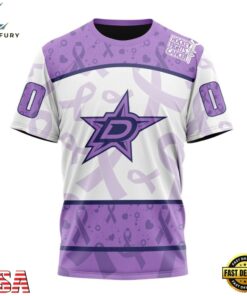 NHL Dallas Stars Special Lavender Fight Cancer Hoodie, T Shirt , NHL Hockey 3D Shirt Nhl Dallas Stars Special Lavender Fight Cancer Hoodie T Shirt 5