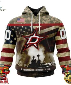 NHL Dallas Stars Specialized Unisex Kits Remember Pearl Harbor Hoodie, T Shirt , NHL Hockey 3D Shirt Nhl Dallas Stars Specialized Unisex Kits Remember Pearl Harbor Hoodie T Shirt 1