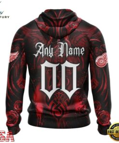 NHL Detroit Red Wings Special Design Halloween With Skull Art Hoodie, T Shirt , NHL Hockey 3D Shirt Nhl Detroit Red Wings Special Design Halloween With Skull Art Hoodie T Shirt 2