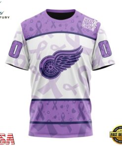 NHL Detroit Red Wings Special Lavender Fight Cancer Hoodie, T Shirt , NHL Hockey 3D Shirt 9 NHL Detroit Red Wings Special Lavender Fight Cancer Hoodie, T Shirt , NHL Hockey 3D Shirt Nhl Detroit Red Wings Special Lavender Fight Cancer Hoodie T Shirt 5
