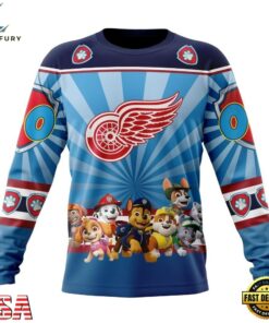 NHL Detroit Red Wings Special Paw Patrol Kits Hoodie, T Shirt , NHL Hockey 3D Shirt Nhl Detroit Red Wings Special Paw Patrol Kits Hoodie T Shirt 3