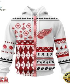 NHL Detroit Red Wings Specialized Christmas Is Coming New Design Hoodie, T Shirt , NHL Hockey 3D Shirt Nhl Detroit Red Wings Specialized Christmas IS Coming New Design Hoodie T Shirt 1