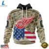 NHL Detroit Red Wings Specialized Kits For United State With Camo Color Hoodie, T Shirt , NHL Hockey 3D Shirt Nhl Detroit Red Wings Specialized Kits For United State With Camo Color Hoodie T Shirt 1