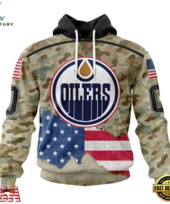 NHL Edmonton Oilers Specialized Kits For United State With Camo Color Hoodie, T Shirt , NHL Hockey 3D Shirt Nhl Edmonton Oilers Specialized Kits For United State With Camo Color Hoodie T Shirt 1