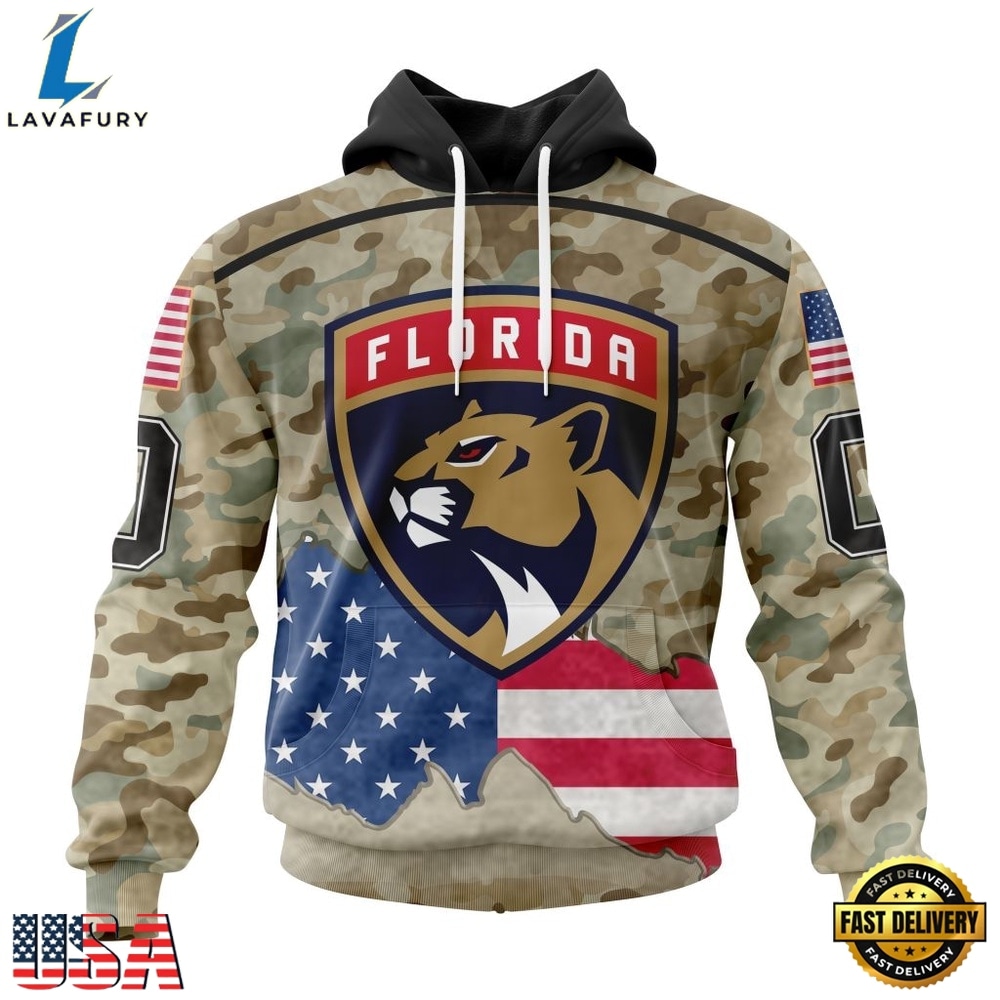 NHL Florida Panthers Specialized Kits For United State With Camo Color Hoodie, T Shirt , NHL Hockey 3D Shirt Nhl Florida Panthers Specialized Kits For United State With Camo Color Hoodie T Shirt 1