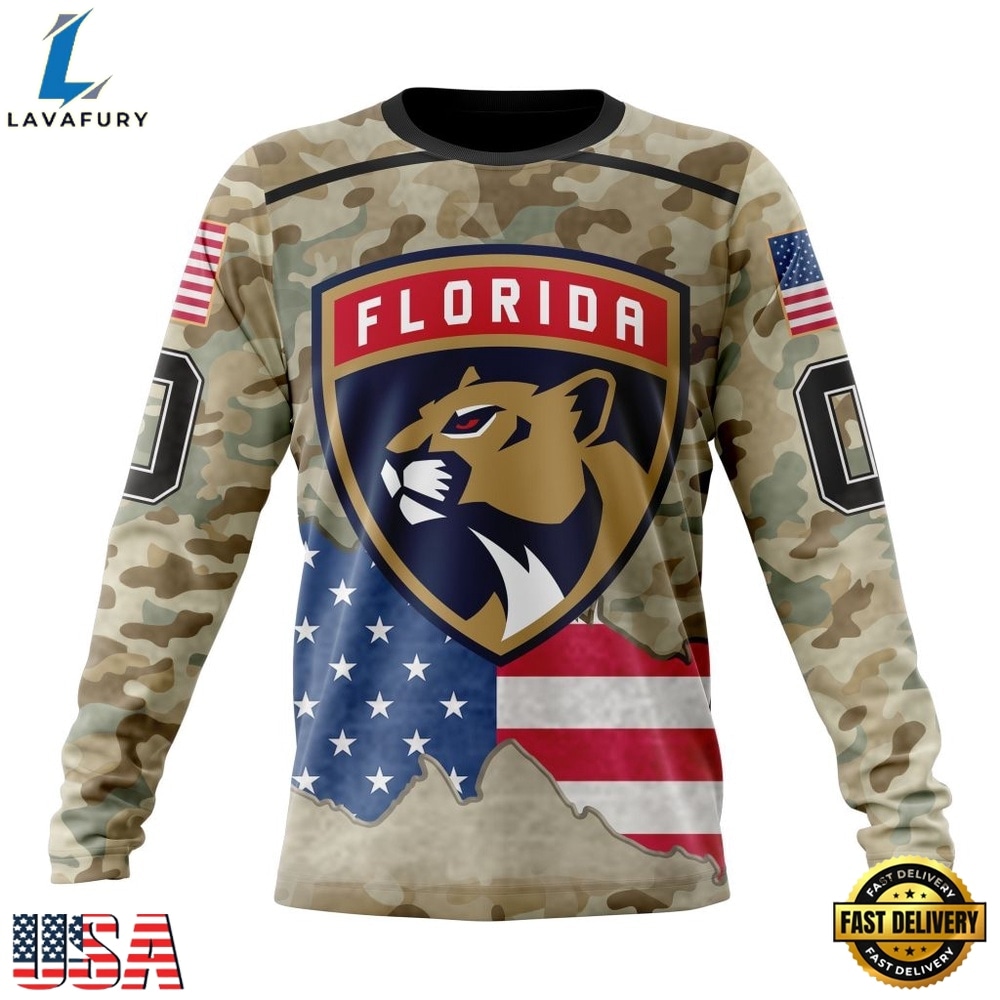 NHL Florida Panthers Specialized Kits For United State With Camo Color Hoodie, T Shirt , NHL Hockey 3D Shirt Nhl Florida Panthers Specialized Kits For United State With Camo Color Hoodie T Shirt 3