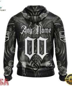 NHL Los Angeles Kings Special Design Halloween With Skull Art Hoodie, T Shirt , NHL Hockey 3D Shirt Nhl Los Angeles Kings Special Design Halloween With Skull Art Hoodie T Shirt 2