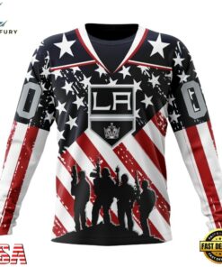 NHL Los Angeles Kings Specialized Kits For Honor USS Military Hoodie, T Shirt , NHL Hockey 3D Shirt Nhl Los Angeles Kings Specialized Kits For Honor Uss Military Hoodie T Shirt 3