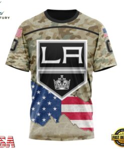 NHL Los Angeles Kings Specialized Kits For United State With Camo Color Hoodie, T Shirt , NHL Hockey 3D Shirt Nhl Los Angeles Kings Specialized Kits For United State With Camo Color Hoodie T Shirt 4