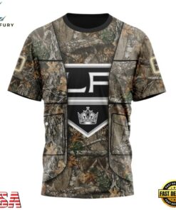 NHL Los Angeles Kings Specialized Unisex Vest Kits With Realtree Camo Hoodie, T Shirt, NHL Hockey 3D Shirt Nhl Los Angeles Kings Specialized Unisex Vest Kits With Realtree Camo Hoodie T Shirt 4