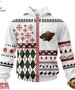 NHL Minnesota Wild Specialized Christmas Is Coming New Design Hoodie, T Shirt , NHL Hockey 3D Shirt Nhl Minnesota Wild Specialized Christmas IS Coming New Design Hoodie T Shirt 1