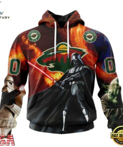 NHL Minnesota Wild x Star War Specialized Design Hoodie, T Shirt , NHL Hockey 3D Shirt Nhl Minnesota Wild X Star War Specialized Design Hoodie T Shirt 1