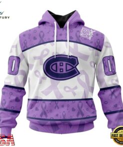 NHL Montreal Canadiens Special Lavender Fight Cancer Hoodie, T Shirt , NHL Hockey 3D Shirt Nhl Montreal Canadiens Special Lavender Fight Cancer Hoodie T Shirt 1