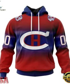 NHL Montreal Canadiens Special Retro Gradient Design Hoodie, T Shirt, NHL Hockey 3D Shirt Nhl Montreal Canadiens Special Retro Gradient Design Hoodie T Shirt 1