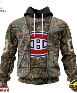 NHL Montreal Canadiens Specialized Unisex Vest Kits With Realtree Camo Hoodie, T Shirt, NHL Hockey 3D Shirt Nhl Montreal Canadiens Specialized Unisex Vest Kits With Realtree Camo Hoodie T Shirt 1