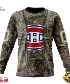 NHL Montreal Canadiens Specialized Unisex Vest Kits With Realtree Camo Hoodie, T Shirt, NHL Hockey 3D Shirt Nhl Montreal Canadiens Specialized Unisex Vest Kits With Realtree Camo Hoodie T Shirt 3