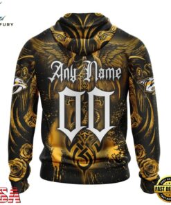 NHL Nashville Predators Special Design Halloween With Skull Art Hoodie, T Shirt , NHL Hockey 3D Shirt Nhl Nashville Predators Special Design Halloween With Skull Art Hoodie T Shirt 2