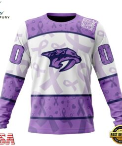 NHL Nashville Predators Special Lavender Fight Cancer Hoodie, T Shirt , NHL Hockey 3D Shirt 8 NHL Nashville Predators Special Lavender Fight Cancer Hoodie, T Shirt , NHL Hockey 3D Shirt Nhl Nashville Predators Special Lavender Fight Cancer Hoodie T Shirt 4