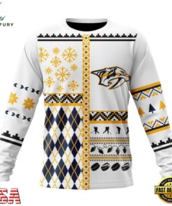 NHL Nashville Predators Specialized Christmas Is Coming New Design Hoodie, T Shirt , NHL Hockey 3D Shirt Nhl Nashville Predators Specialized Christmas IS Coming New Design Hoodie T Shirt 3