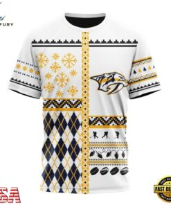 NHL Nashville Predators Specialized Christmas Is Coming New Design Hoodie, T Shirt , NHL Hockey 3D Shirt Nhl Nashville Predators Specialized Christmas IS Coming New Design Hoodie T Shirt 4