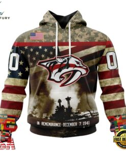 NHL Nashville Predators Specialized Unisex Kits Remember Pearl Harbor Hoodie, T Shirt , NHL Hockey 3D Shirt Nhl Nashville Predators Specialized Unisex Kits Remember Pearl Harbor Hoodie T Shirt 1
