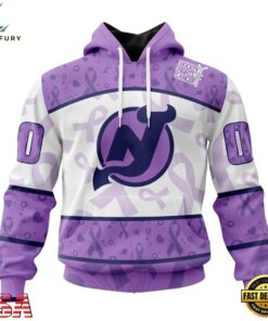 NHL New Jersey Devils Special Lavender Fight Cancer Hoodie, T Shirt , NHL Hockey 3D Shirt Nhl New Jersey Devils Special Lavender Fight Cancer Hoodie T Shirt 1