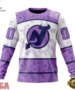 NHL New Jersey Devils Special Lavender Fight Cancer Hoodie, T Shirt , NHL Hockey 3D Shirt Nhl New Jersey Devils Special Lavender Fight Cancer Hoodie T Shirt 4