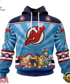NHL New Jersey Devils Special Paw Patrol Kits Hoodie, T Shirt , NHL Hockey 3D Shirt Nhl New Jersey Devils Special Paw Patrol Kits Hoodie T Shirt 1