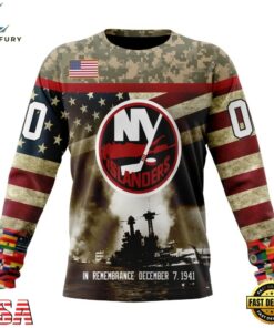 NHL New York Islanders Specialized Unisex Kits Remember Pearl Harbor Hoodie, T Shirt , NHL Hockey 3D Shirt Nhl New York Islanders Specialized Unisex Kits Remember Pearl Harbor Hoodie T Shirt 3