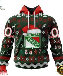 NHL New York Rangers Hockey Christmas Is Coming 2026 Hoodie, T Shirt , NHL Hockey 3D Shirt Nhl New York Rangers Hockey Christmas IS Coming 2026 Hoodie T Shirt 1